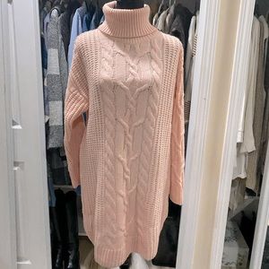 Light Pink Sweater Dress New